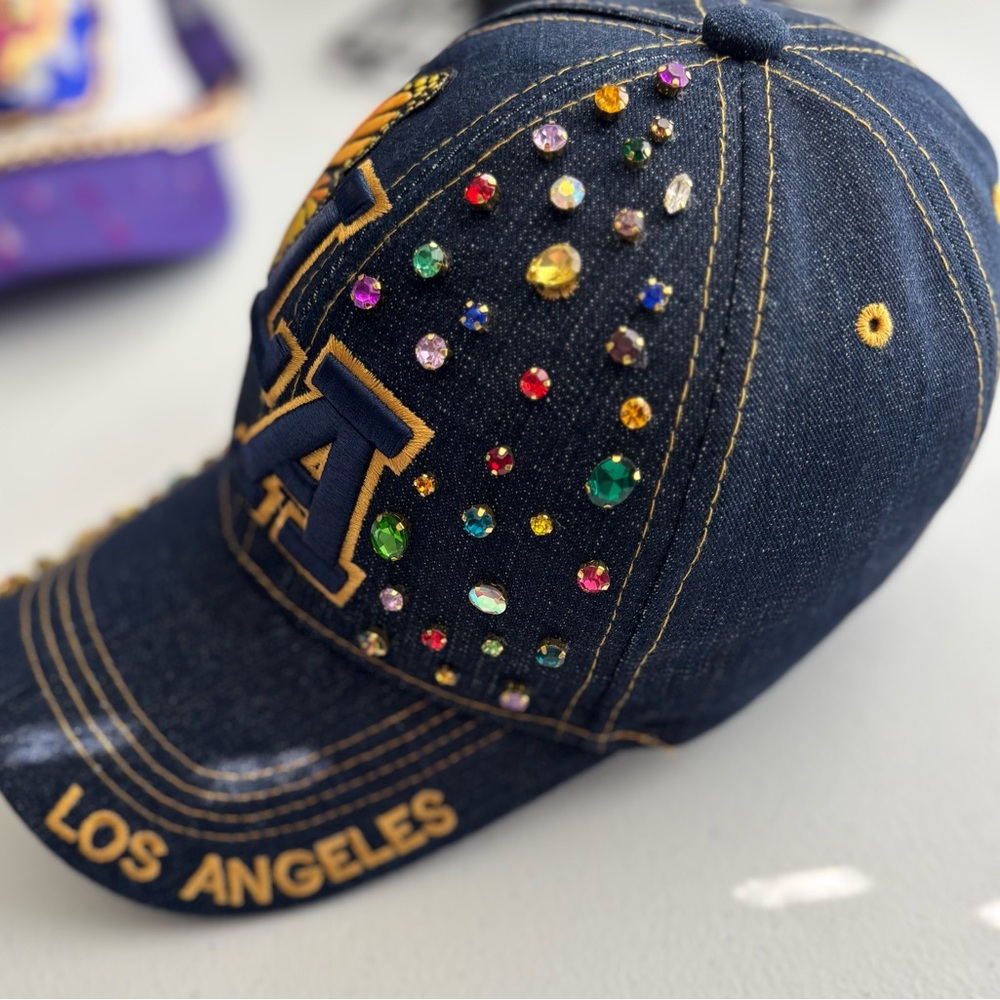 Colorful Embellished Cap - Picture 2 of 4